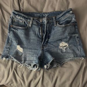 Denim shorts